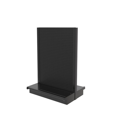 Lozier Gondola Island Display Starter, Black 36W 54H 13D P353T-ST